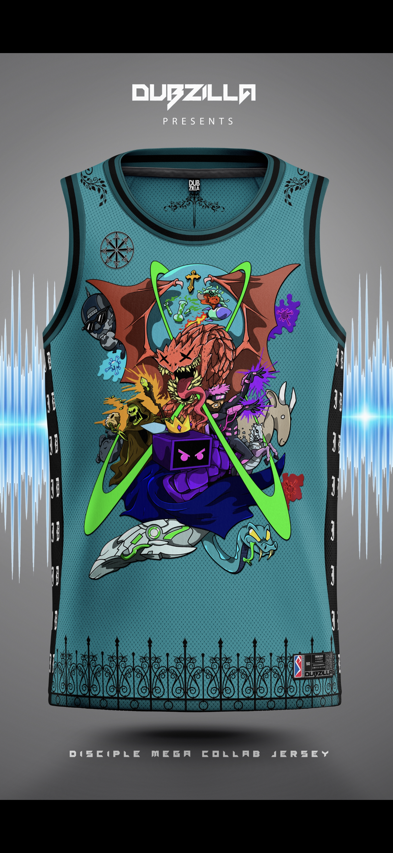 Disciple “WDP” Mega Collab Basketball Jersey